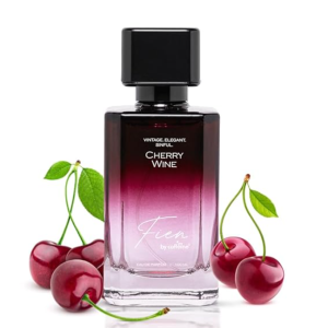 fien perfume cherry wine perfume for women | citrus sweet fragrance | 12 hrs long lasting eau de parfum with cherry, plum & amber | mcaffeine perfume | fien by mcaffeine solid perfume for women | valentine gift | premium & luxurious perfume for every occasion 100ml